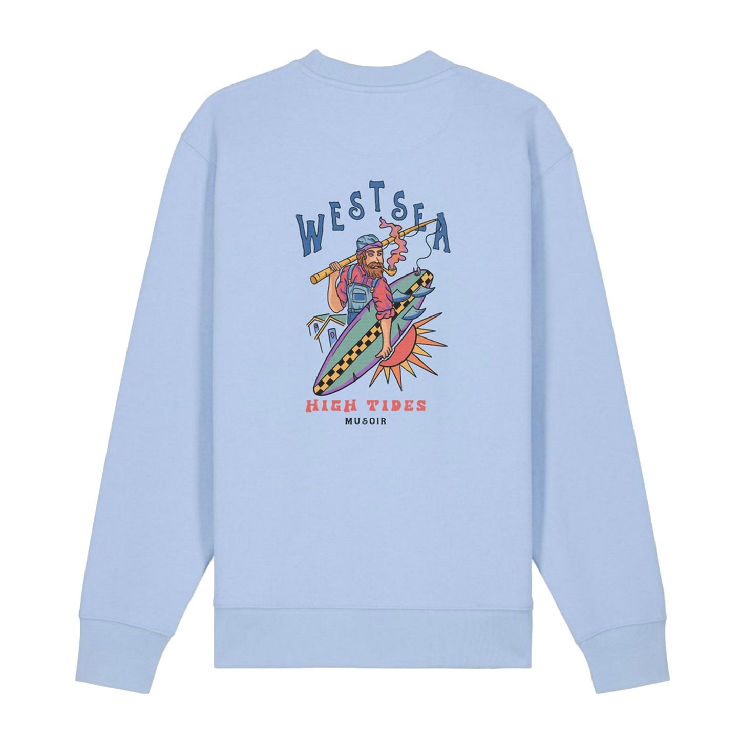 Sweat sans capuche High tides blue soul