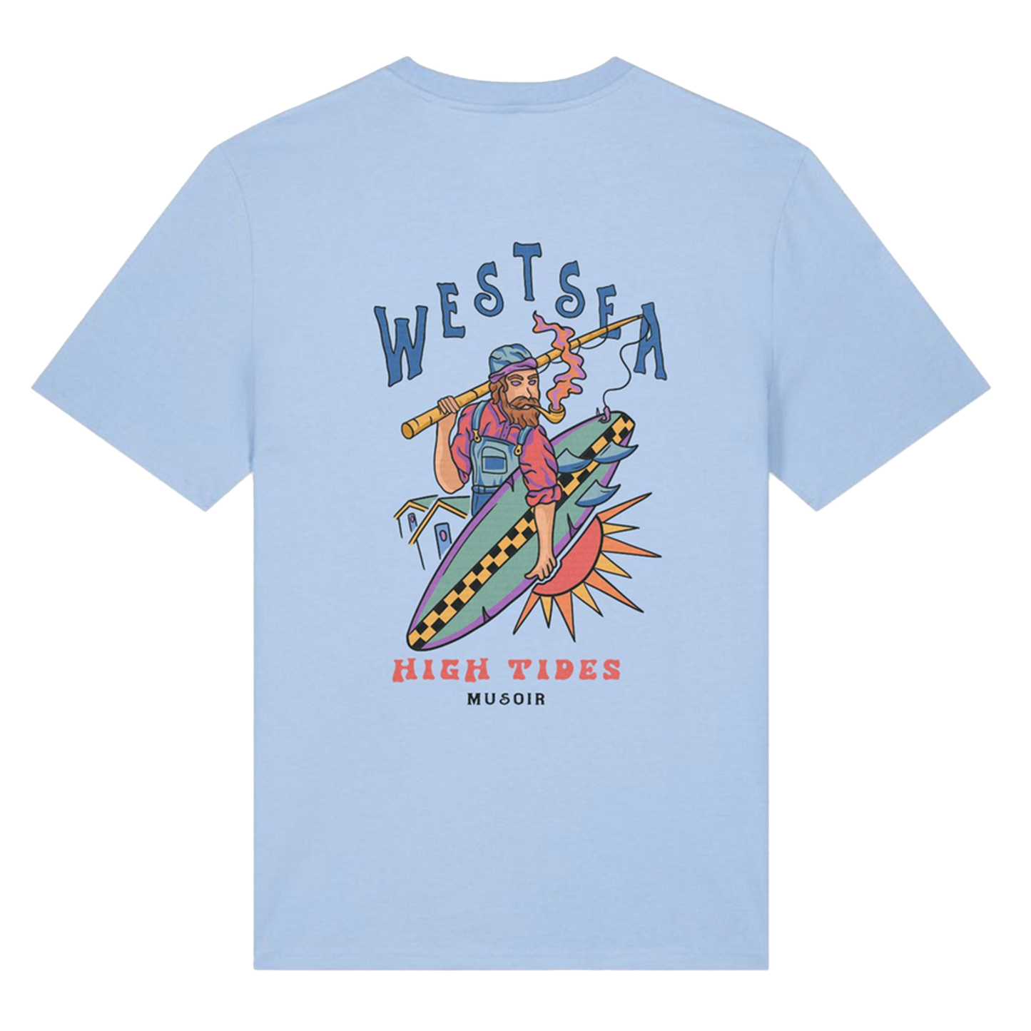 T-shirt High tides blue soul