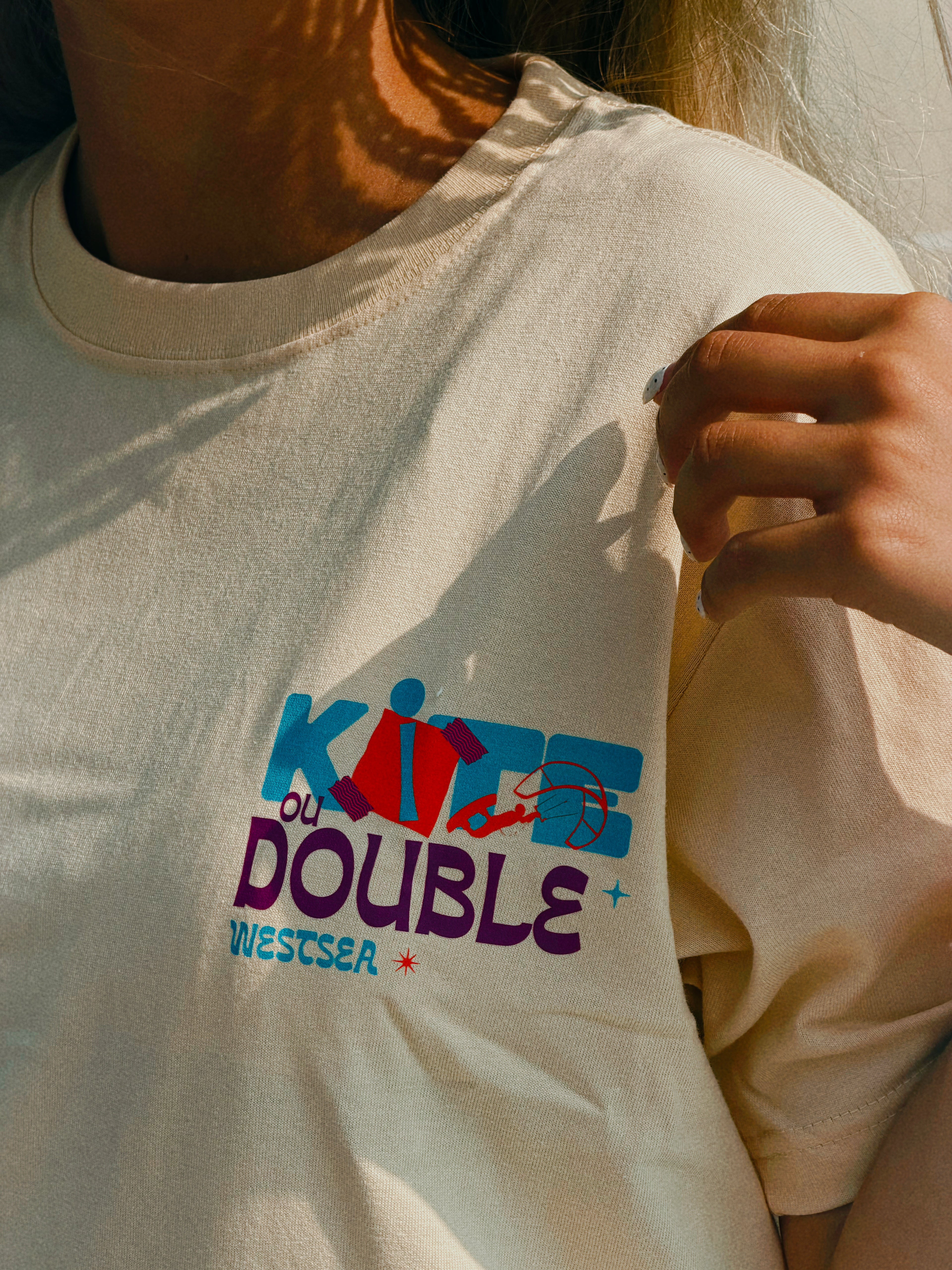 T-shirt kite ou double