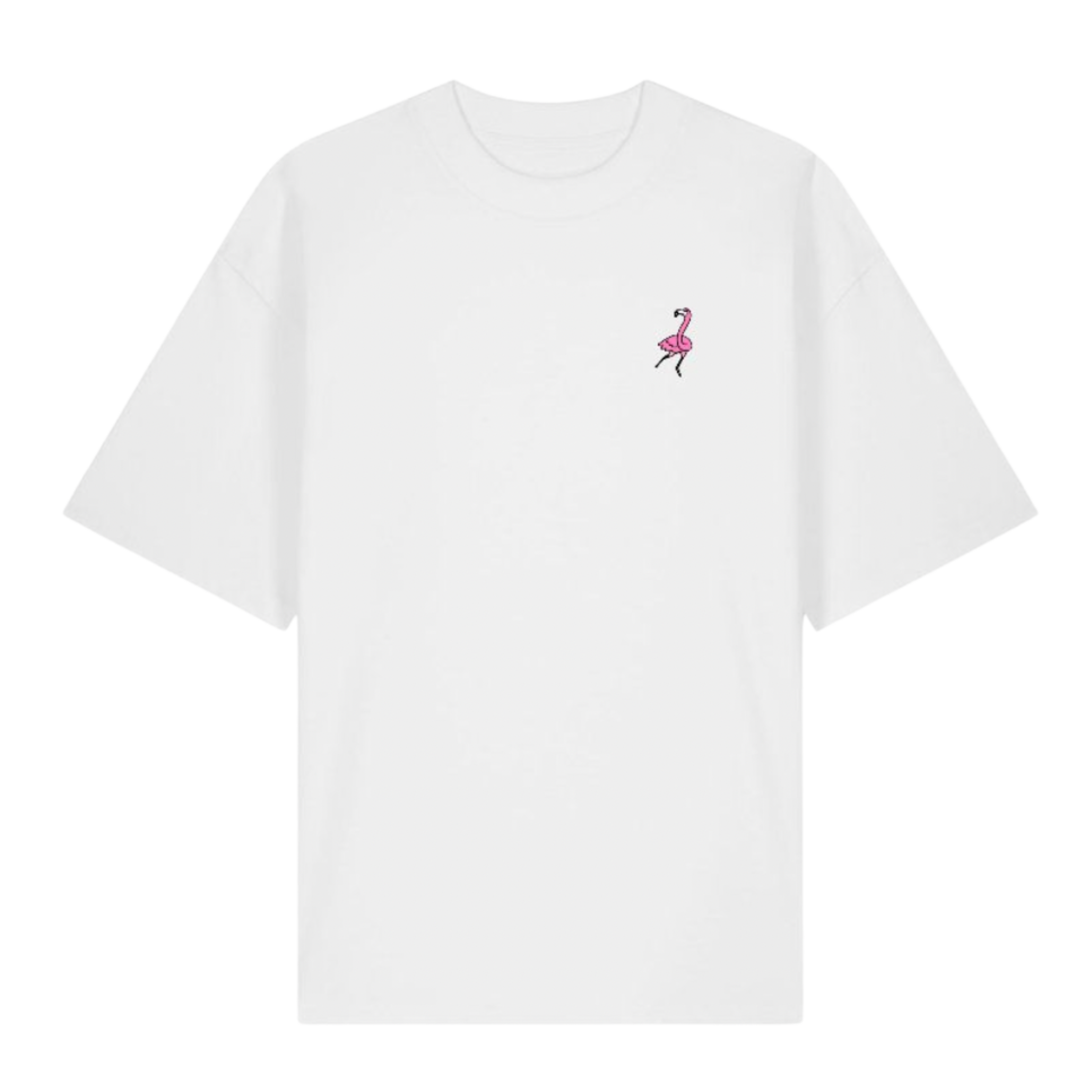 T-shirt life in pink oversize