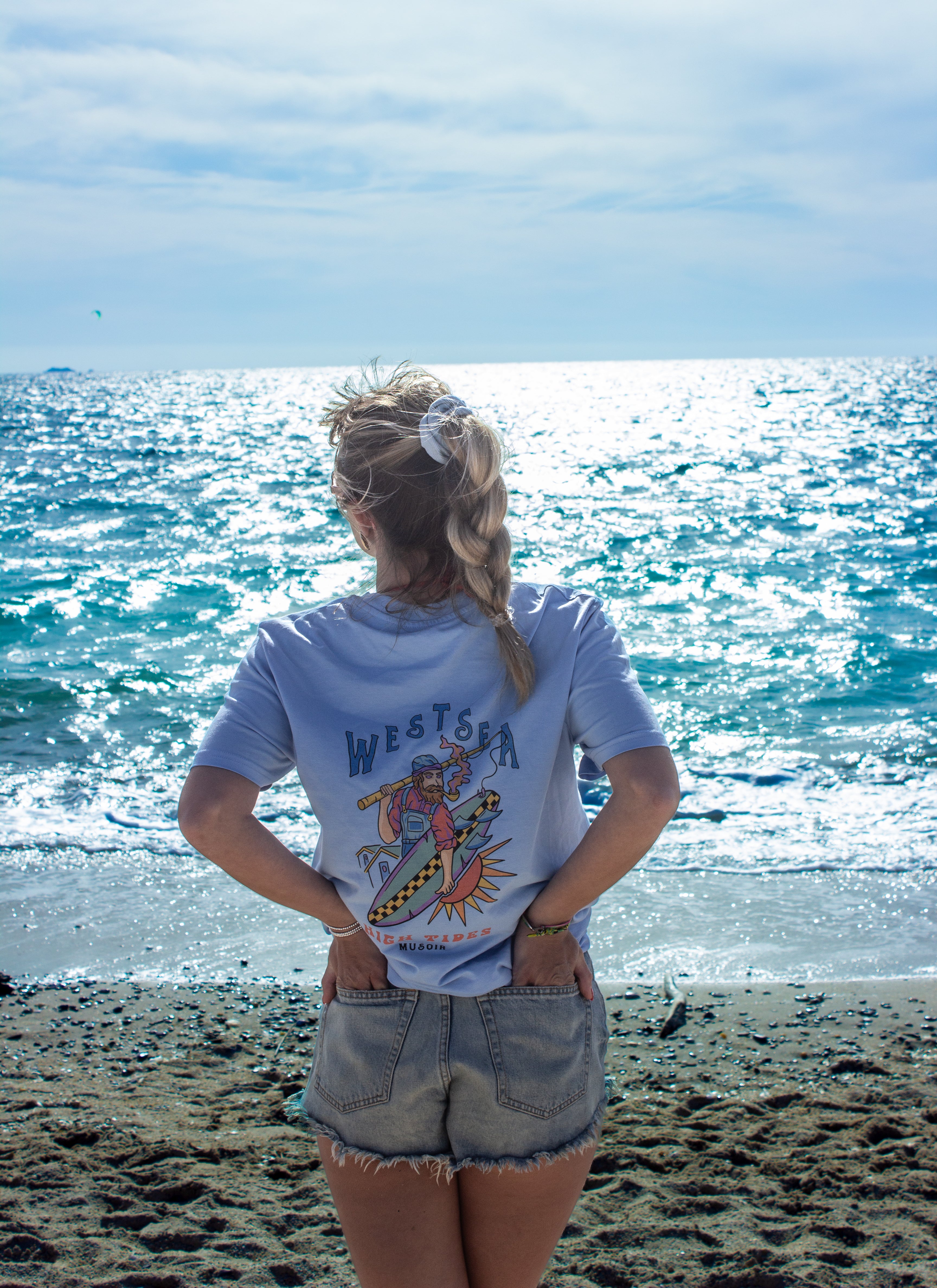 T-shirt High tides blue soul