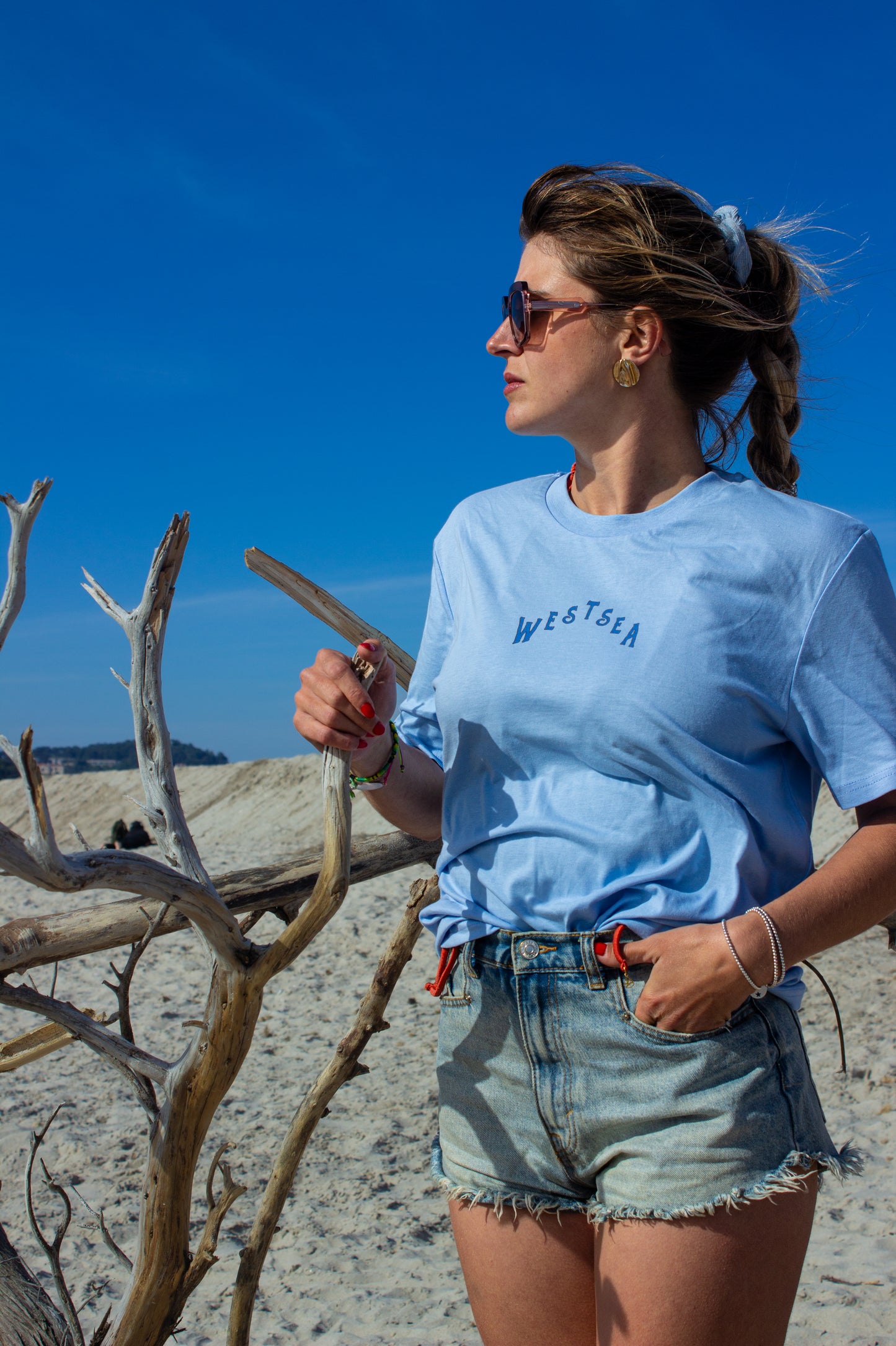 T-shirt High tides blue soul