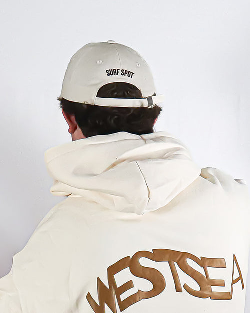 Casquette beige surf sport