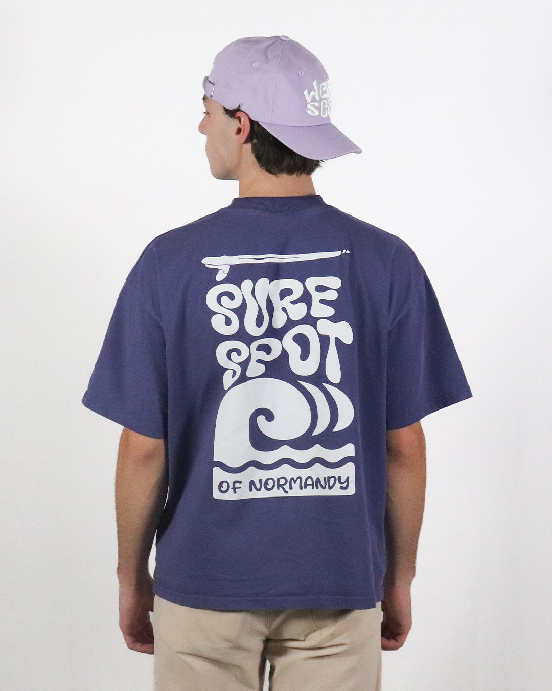 T-shirt spot of normandy purple