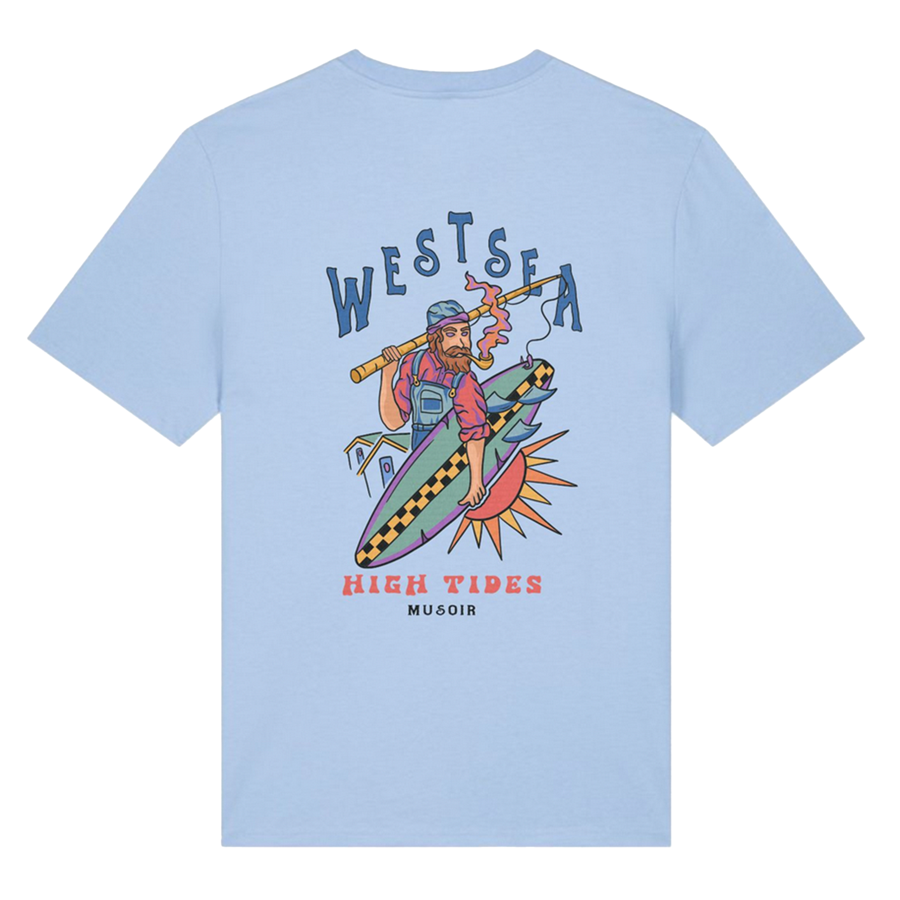 T-shirt High tides blue soul