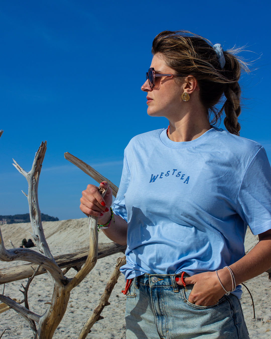 T-shirt High tides blue soul