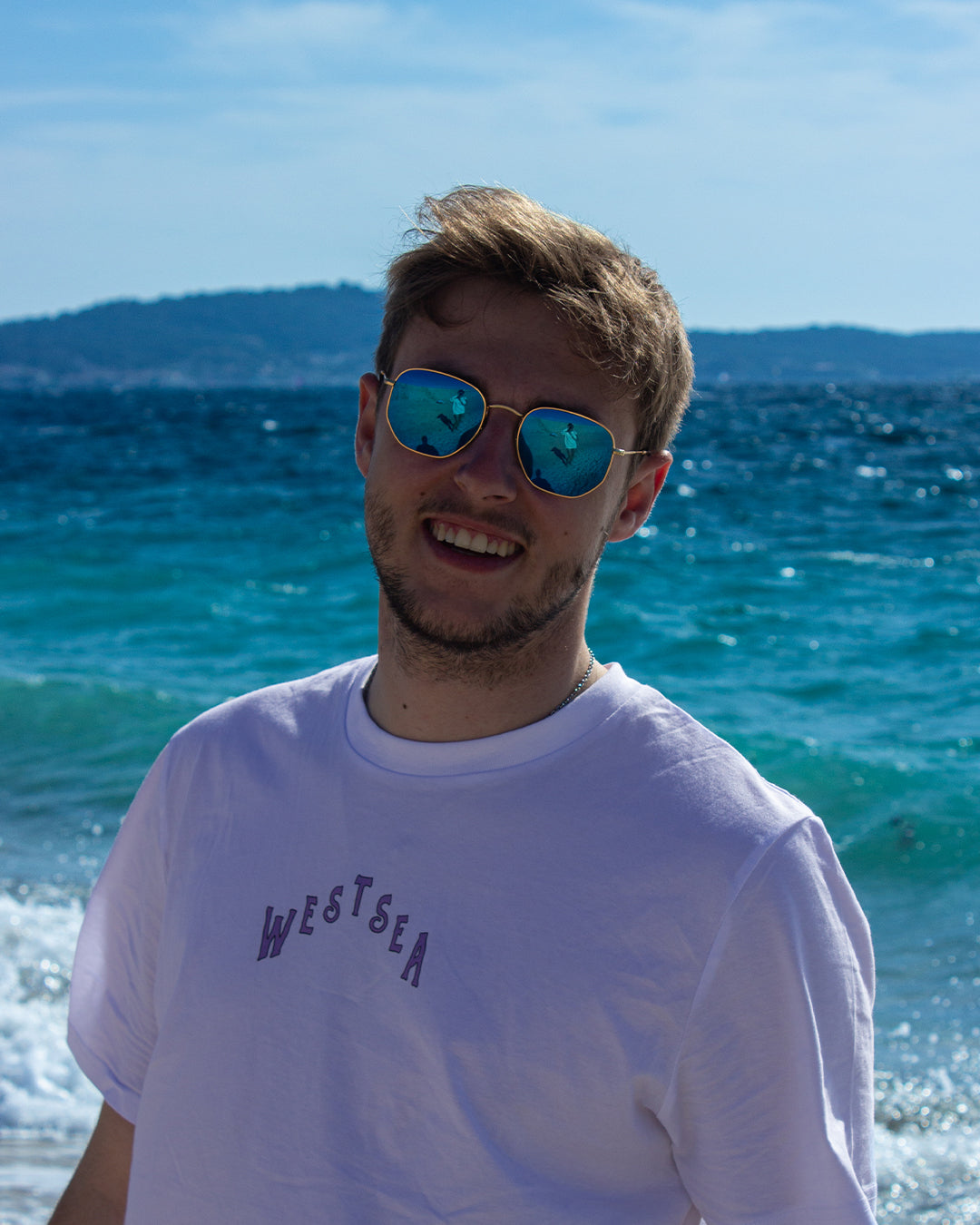 T-shirt High tides white