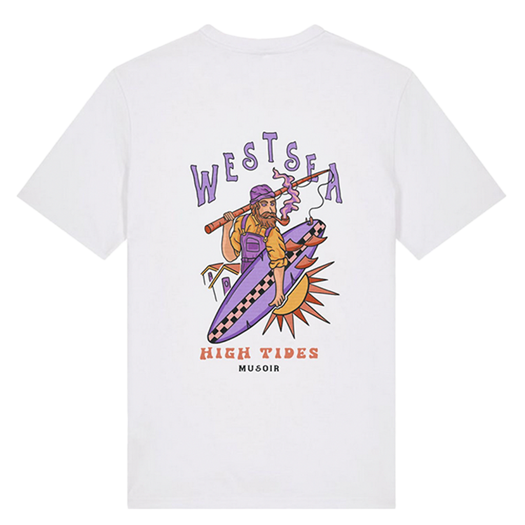 T-shirt High tides white