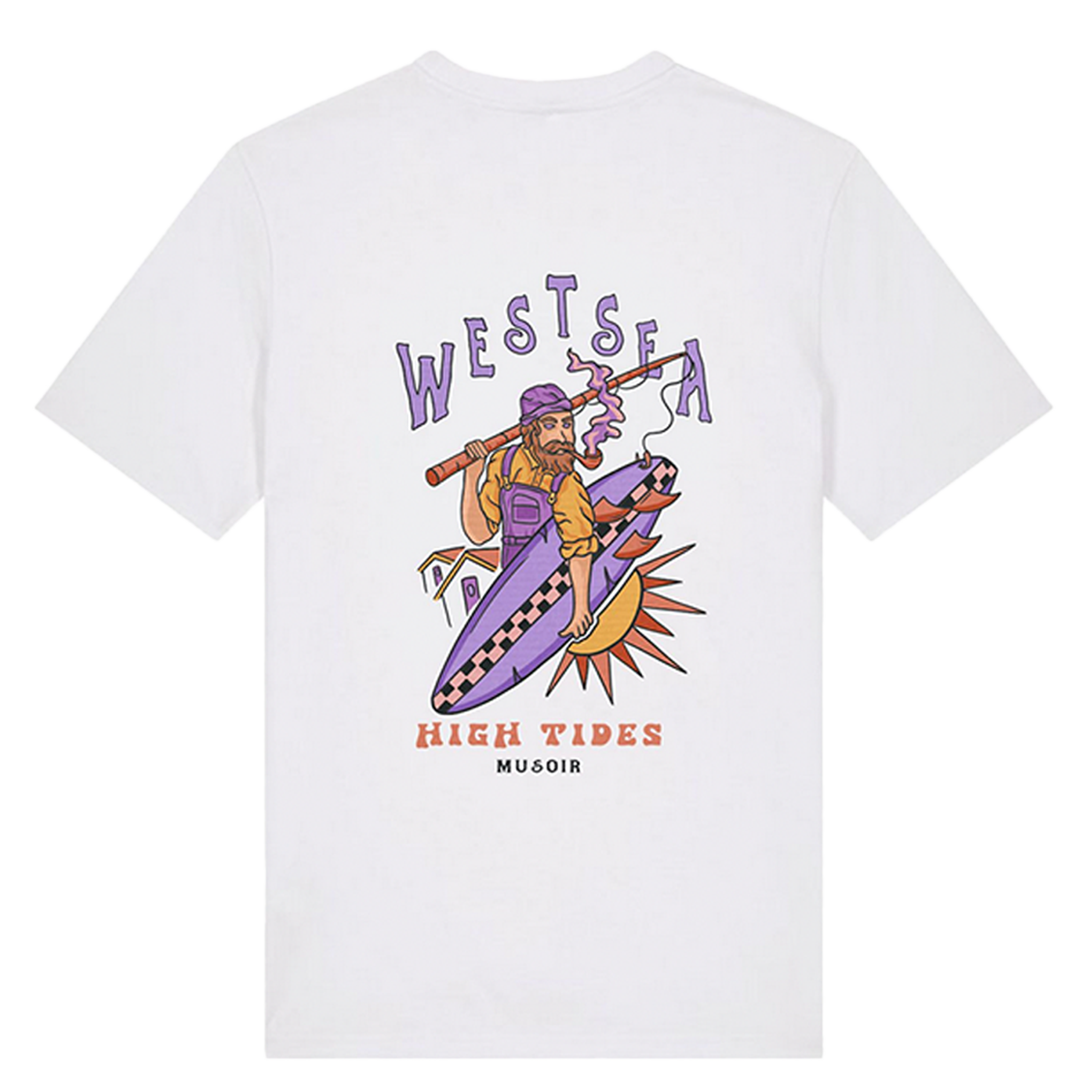 T-shirt High tides white