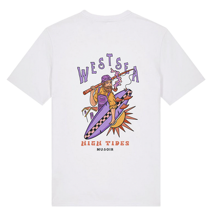 T-shirt High tides white